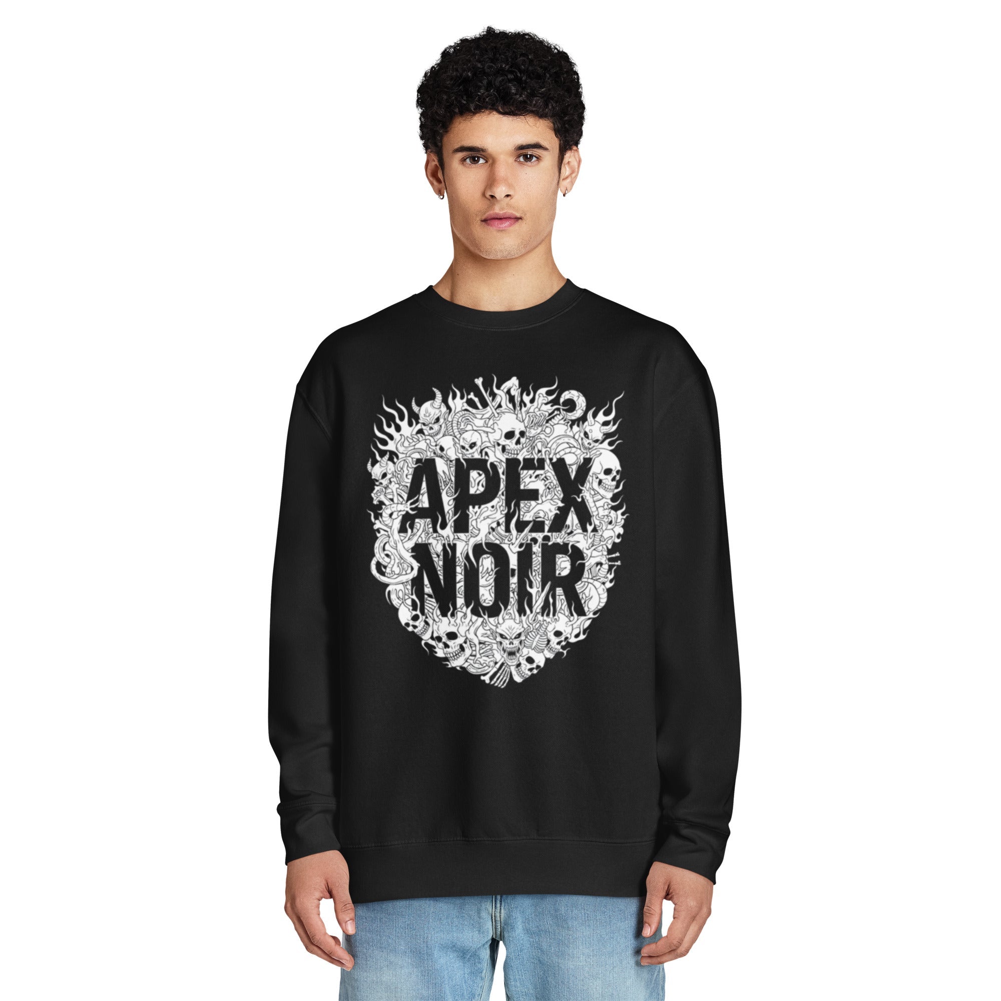 APEX NOIR | Dark Bloom Crewneck - Apex Noir