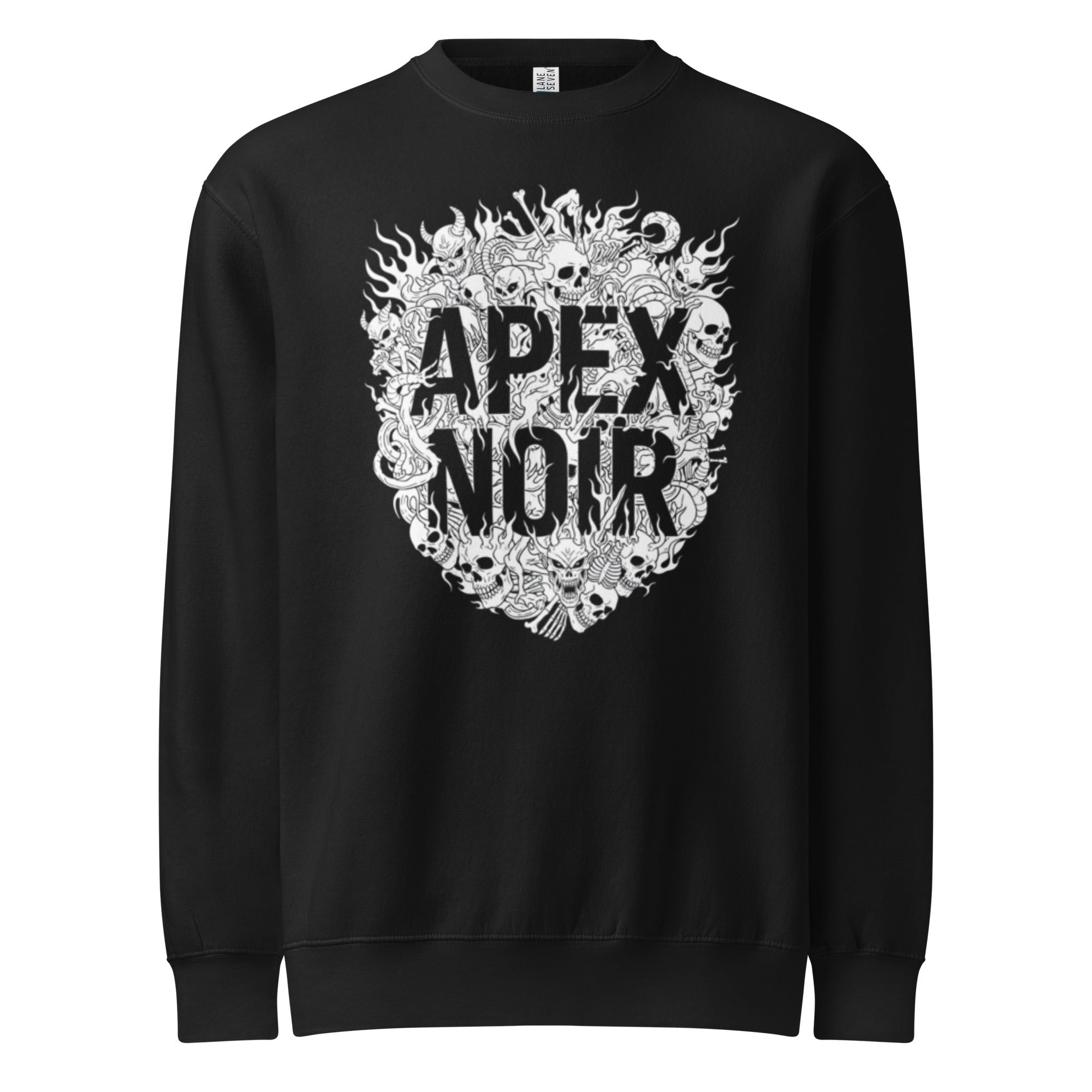 APEX NOIR | Dark Bloom Crewneck - Apex Noir