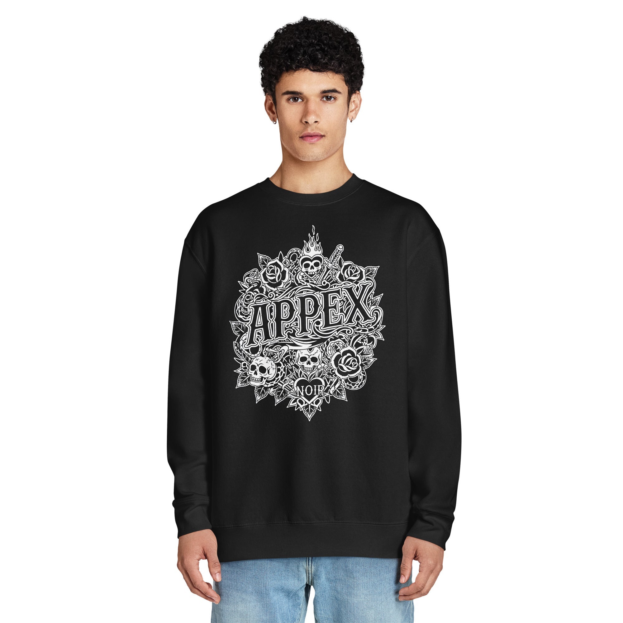 APEX NOIR | Death's Garden Crewneck - Apex Noir
